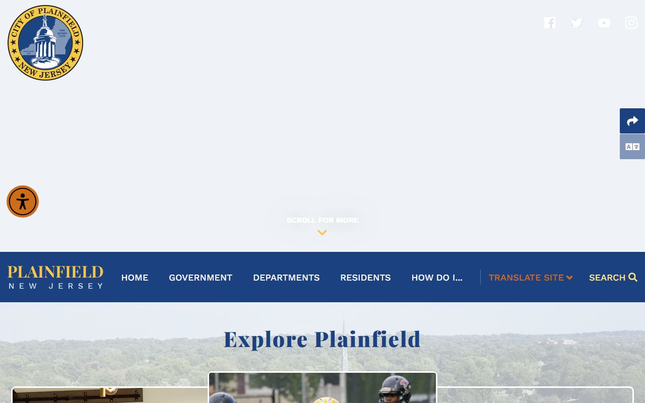 Plainfield City Hall official website